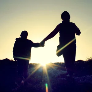 mother, family, sky, happy, playful, female, together, lifestyle, childhood, child, parent, woman, day, happiness, activity, silhouette, outdoor, spring, nature, sundown, sunlight